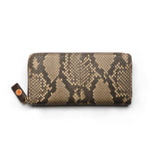 Cargar imagen en el visor de la galería, Billetero Monedero Piton con cremallera