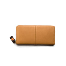 Cargar imagen en el visor de la galería, Billetero monedero con cremallera tan