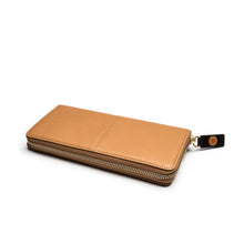 Cargar imagen en el visor de la galería, Billetero monedero con cremallera tan