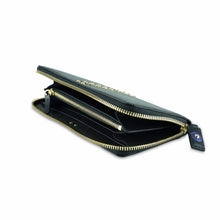 Cargar imagen en el visor de la galería, Billetero monedero con cremallera urban black